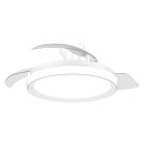 Philips 8721103096029 LED Ventilator mit Licht Bliss  | 35W integrierte LED-Quelle | 4500lm | 2700-6500K | Dimmer | Fernbedienung | weiß