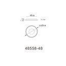 Globo EILA 48558-48 LED Deckenleuchte | 48W LED | 2640lm