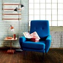 Ideal Lux Elvis Azzurro TL1 1x60W E27 Tischlampe - blau