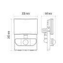 EMOS ZS2911 LED Strahler TAMBO | 10,5W integrierte LED-Quelle | 800lm | 4000K