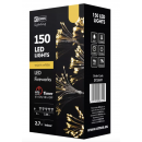 Emos ZY2353T LED Weihnachtsgirlande Nano-Trauben 2,7W | IP20 | 150 Leuchtmitteln - warmweiß, Timer