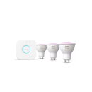 Philips Hue  8720169372177 LED Starterset | 4W GU10 | 400lm | 2200-6500K | rgb - farbig | Dimmer | weiß
