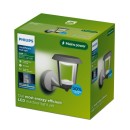 Philips 8721103104878 LED Außenwandleuchte Nuvy  | 4W integrierte LED-Quelle | 800lm | 2700K | anthrazit