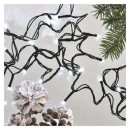 Emos D4AC05 Weihnachtskette Classic 24m 240 LED | 6w | IP44 - Timer, kaltweiß, grün