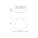 Zuma Line 003064-027925 LED Deckenleuchte AURA integrierte LED-Quelle