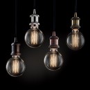 Ideal Lux Kronleuchter Hängeleuchte - Frida SP1 1x60W E27 - schwarz