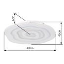 Globo 41769-24 LED Deckenleuchte JACKS | 24W integrierte LED-Quelle | 2000lm