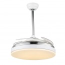 Globo 0351 LED Deckenleuchte mit Ventilator Cabrera 1x36W | 3000-6000K - verstellbar, mit Fernbedienung
