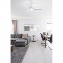 Globo 03600 LED Lampe mit Ventilator Ramona 1x18W | 990lm | 4000K - Fernbedienung, Zeitschaltuhr, weiß