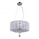 Globo 15091H Pendelleuchte Walla 4x40W | E14 - chrom, Kristall
