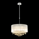 Globo 15094H Pendelleuchte Sierra 12x3W | G9 LED | 130L | 3000K - höhenverstellbar, chrom, silber, Kristall