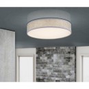Globo 15185D2 LED Deckenleuchte Paco 1x24W | 1120lm | 3000K - grau, weiß