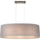 Globo 15185H2 Pendelleuchte Paco 1x60W | E27 - grau, matt, Nickel