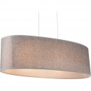 Globo 15185H2 Pendelleuchte Paco 1x60W | E27 - grau, matt, Nickel