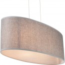 Globo 15185H2 Pendelleuchte Paco 1x60W | E27 - grau, matt, Nickel
