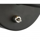Globo 15264W Wandleuchte Tuxon 1x40W | E14 - Schalter auf dem Körper, schwarz, gold