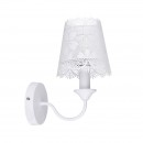 Globo 15372W Wandleuchte Sabadell 1x40W | E14 - weiß