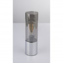Globo 21000C Tischleuchte Annika 1x25W | E27 - Touch-Schalter, chrom, rauchglas