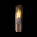 Globo 21000K Tischleuchte Annika 1x25W | E27 - Touch-Schalter, kupfer, rauchglas