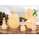 Globo 22810 LED Tischleuchte Chaita 1x0,06W | 2700K - Ananas, weiß