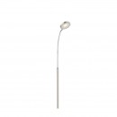 Globo 24122S LED Stehlampe Deniz 1x5W | 350L | 3000K - flexibler Arm, Nickel, chrom