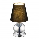 Globo 24133T LED Tischleuchte Elias 1x40W, 3W| E14 | 30lm | 3000K - 3D-Effekt, Glas, schwarz