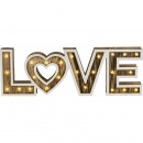 Globo 29976 LED dekorative Tischlampe Love 24x0,06W - Holz