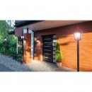Globo 3125 Außenwandleuchte Atlanta 1x60W | E27 | IP44 - schwarz