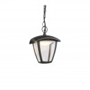 Globo 31829 LED Außen Hängeleuchte Delio 1x7W | 360L | 3000K | IP44 - schwarz