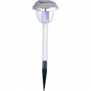 Globo 33080-3 LED Solarleuchte Solar 1x0,06W | IP44 | RGB - Erdspieß, Farbwechsler - 2 Stufen, Set mit 3 Leuchten, transparent