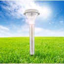 Globo 33237S LED Gartensäule Solar-1x2W | IP44 - Erdspieß, Edelstahl