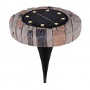 Globo 33414S-4 LED Außen Solarleuchte 8x0,1W | 4000K | IP44 - Erdspieß, 4 Stück, schwarz