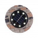 Globo 33414S-4 LED Außen Solarleuchte 8x0,1W | 4000K | IP44 - Erdspieß, 4 Stück, schwarz