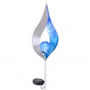 Globo 33467B LED Außen Solarleuchte 1x0,06W | IP44 - blau, silber, Erdspieß