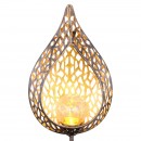Globo 33528 LED Außen Solarleuchte 1x0,06W | 2700K | IP44 - Nachahmung Flamme, kupfer