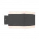 Globo 34173RGBSH LED Außenwandleuchte Slice 1x15W | 3000-6500K | IP44 | RGB- dimmbar