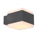 Globo 34173RGBSH LED Außenwandleuchte Slice 1x15W | 3000-6500K | IP44 | RGB- dimmbar
