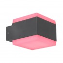 Globo 34173RGBSH LED Außenwandleuchte Slice 1x15W | 3000-6500K | IP44 | RGB- dimmbar