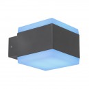 Globo 34173RGBSH LED Außenwandleuchte Slice 1x15W | 3000-6500K | IP44 | RGB- dimmbar