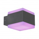 Globo 34173RGBSH LED Außenwandleuchte Slice 1x15W | 3000-6500K | IP44 | RGB- dimmbar