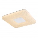 Globo 41343-24 LED Deckenleuchte Findus 1x24W | 100-1600lm | 3000K-6000K - Fernbedienung, dimmbar, Farbfixierung, Gedächtnisfunktion, Glitzereffekt, weiß, opal
