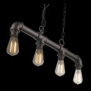 Globo 43000-4H Decken- und Spotleuchte Bayuda 4x60W | E27 - schwarz, gold