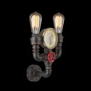 Globo 43000W2 Wandleuchte Bayuda 2x60W | E27 - schwarz