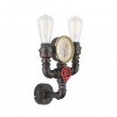 Globo 43000W2 Wandleuchte Bayuda 2x60W | E27 - schwarz