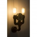 Globo 43000W2 Wandleuchte Bayuda 2x60W | E27 - schwarz