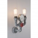 Globo 43001W2 Wandleuchte Bayuda 2x60W | E27 - grau