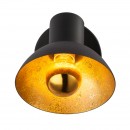 Globo 54001-1 LED Wandleuchte Lotte 1x4W | 136L | E14 LED | 2700K - schwarz, gold