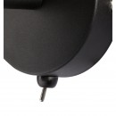 Globo 54001-1 LED Wandleuchte Lotte 1x4W | 136L | E14 LED | 2700K - schwarz, gold