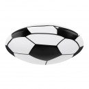 Globo 54009D1 LED Kinder Deckenleuchte Lemmi 1x18W | 820L | 3000K - weiß, schwarz
