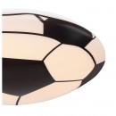 Globo 54009D1 LED Kinder Deckenleuchte Lemmi 1x18W | 820L | 3000K - weiß, schwarz